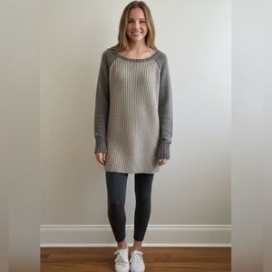 Athleta Sierra Wool/Cashmere Chunky Knit Pullover Sweater S